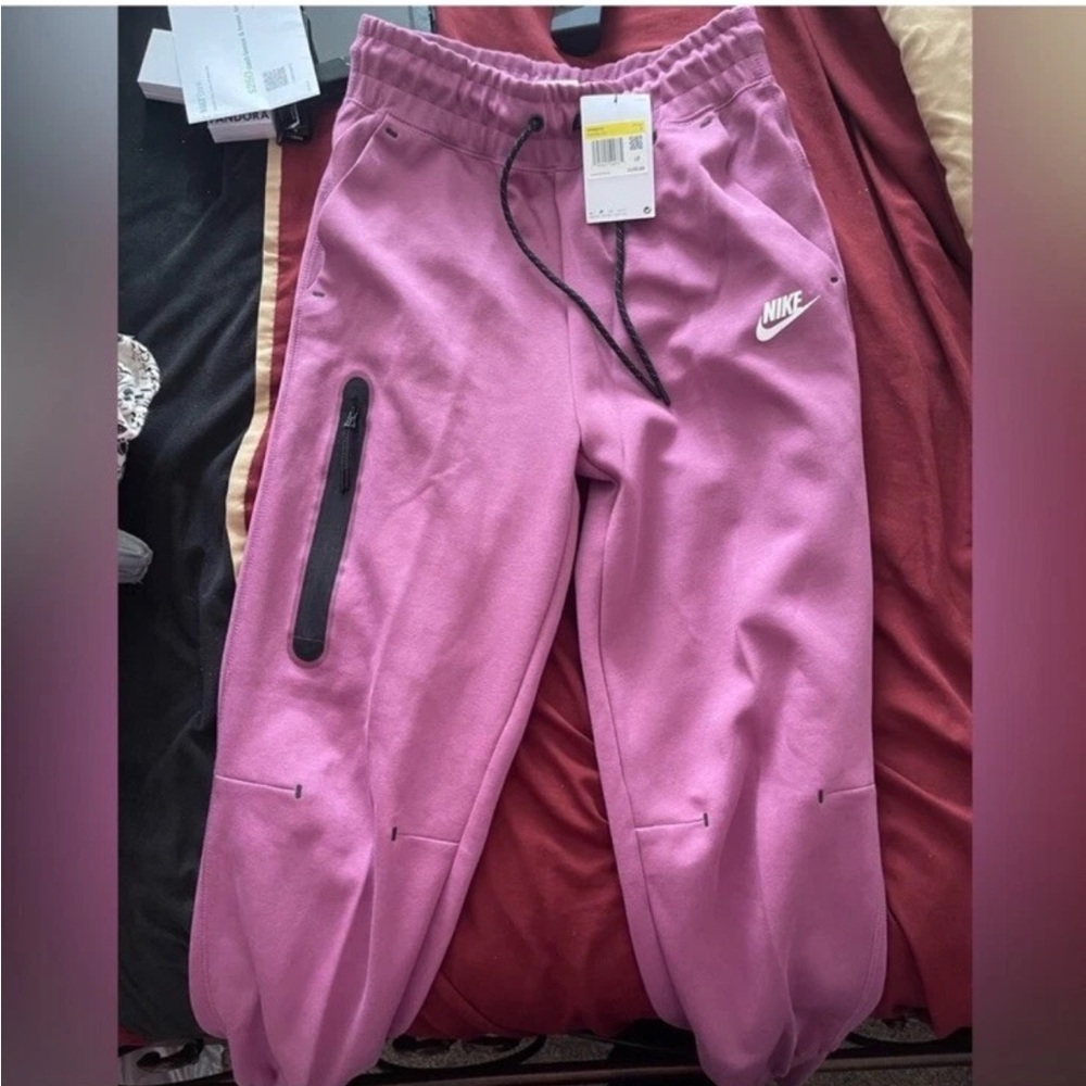 Nike Fuchsia Joggers with Black Accents